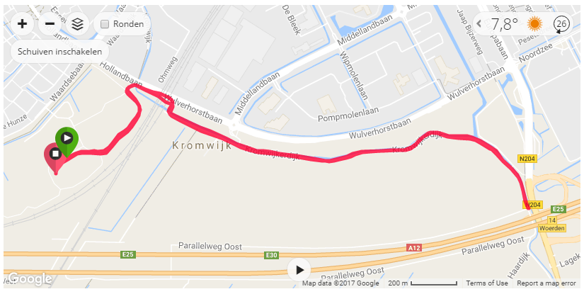 knotwilgenloop parcours 5 km 2017